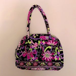 Vera Bradley // Large Bowler Bag // Purple Punch